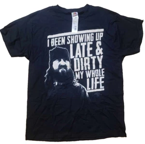 Duck Dynasty JASE BEEN SHOWING UP LATE DIRTY MY WHOLE LIFE Men's Shirt 2XL NEW - Picture 1 of 3