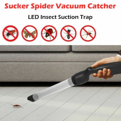 Powerful Handheld Bug Vacuum Insect Spider Catcher Pest Bee Trap With LED Light - Image 1 of 4