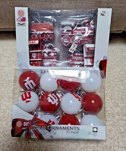 Indiana University IU Christmas Tree Ornaments New - Picture 1 of 5