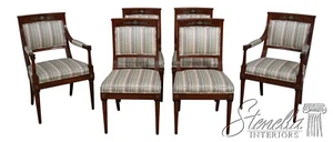 L62321EC: Set of 6 French Empire Cherry Dining Room Chairs - Picture 1 of 12
