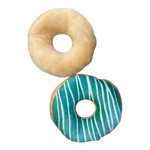 Junk Food Donut Dog Toy – Plush & Crinkle Squeaky Toy for Dogs Frosted Donut - Picture 1 of 1