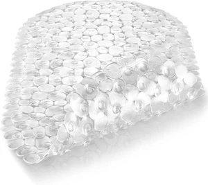 Clear Pebbles Non Slip Shower Mats for Inside Shower Anti Mould Bath Mats69x36Cm - Picture 1 of 9