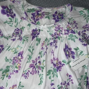 Miss Elaine Women's Floral Short-Sleeve Nightgown, NWT - Picture 1 of 5
