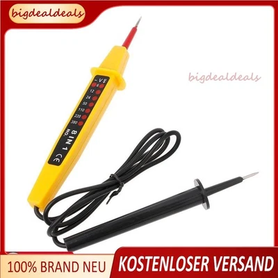 6-380V AC DC 2-Poliger Spannungsprüfer Spannungstester Phasenprüfer Stromprüfer - Bild 1 von 4