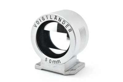 Duties not included [Almost MINT] Voigtlander 50mm Viewfinder Sliver From JAPAN - Image 1 of 4