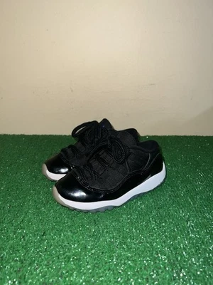 Nike Air Jordan 11 Low Retro TD Space Jam Black FV5120-004 Size 10C READ - Image 1 of 4