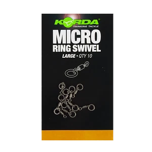 Korda Micro Ring Swivel Large Wirbel Swivel Karpfenangeln NEW OVP