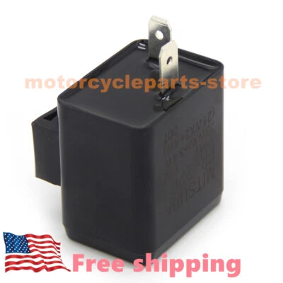 Turn Signal Blinker Flasher Relay for Honda CB125S 84-85/ CB200T 1996/CB360 1976 Foto 1 de 4