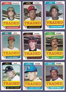 1974 Topps Traded Baseball * You Pick * Conditions Listed