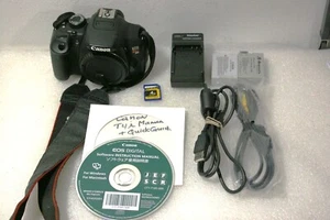 Canon EOS Rebel T4i, 18MP 3" LCD+18-55+35-105mm+ Wideangle , Excel. SHT 14040 - Picture 1 of 22