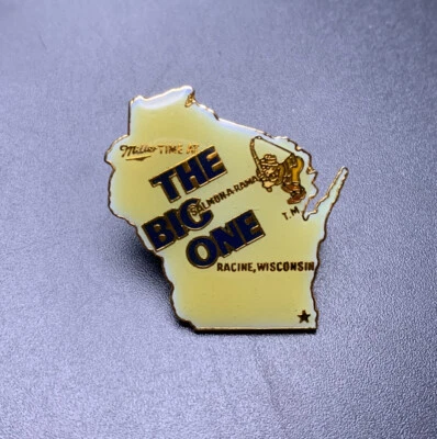 Salmon A Rama Pin Miller Time The Big One Racine Wisconsin Torneo de Pesca Foto 1 de 4