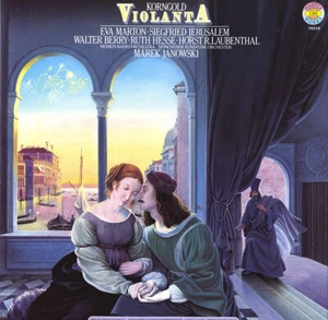 2LP Box KORNGOLD Violanta MARTON JERUSALEM BERRY JANOWSKI CBS 79229 NM 1980 - Foto 1 di 3