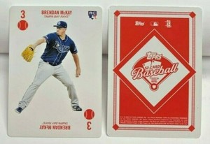 Brendan McKay 2020 Topps 52-Card Game by Kenny Mayne Series 2 RC  TAMPA BAY RAYS