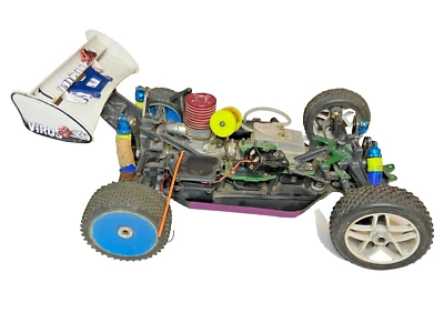 #SE2349# Vintage verbrenner RC 4x4 Auto RARITÄT (Graupner?, Tamiya?, Kyosho?) - Bild 1 von 4