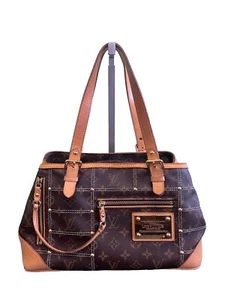 LOUIS VUITTON Monogram Rivette Tote Bag Braun M40140 Handtasche A1026 - Bild 1 von 23