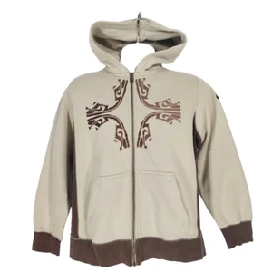 Rare! Nike Y2k Brown/Tan SB Dunk Felt Print Zip Hoodie. Youth L, Fits Women's M. - Picture 1 of 8