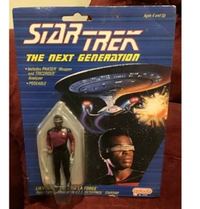 1988 Nuevo MOC Galoob Star Trek Teniente Geordi La Forge Coleccionista Figura de Acción - Imagen 1 de 2