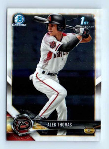 2018 Bowman Draft Chrome Alek Thomas 1st Prospect Base #BDC-155 - Diamondbacks