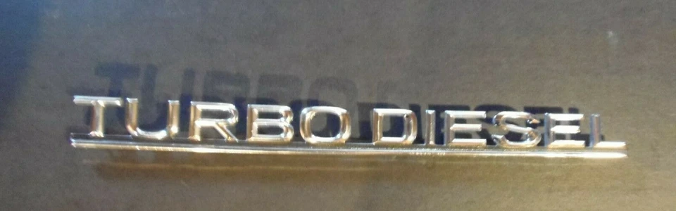 梅赛德斯-奔驰 Trunk 徽章 - w123 300D,300CD,300TD 柴 - 1981 - 1985 OE — 第 1/1 张图片