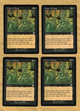 4x Chain of Smog (Onslaught) MTG Magic the Gathering 4 Playset