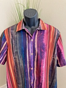 MENS NEW HAWALLI MEDIUM BRIGHT CAMP STYLE HAWAIIAN SHIRT - Picture 1 of 4