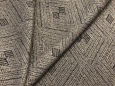 Larsen Geometric Diamond Weave Upholstery Fabric- Cornus / Bark 9 yd L9158-05