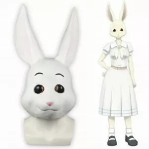 Anime BEASTARS Legosi El Conejo Máscara de Animal Cosplay Halloween Mascarada Accesorios - Imagen 1 de 12