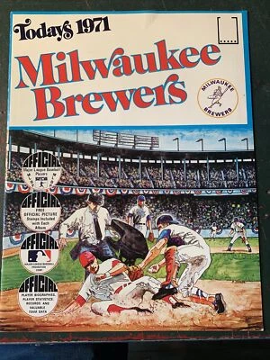 Dell Todays 1971 Milwaukee Brewers Players Cards Stat Team Data Booklet complete - Image 1 of 4