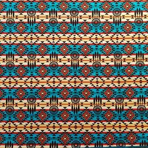Navajo Influenced dreamcatcher Bandana Indian Aztec Head band Scarf Dog Chemo - Picture 1 of 2
