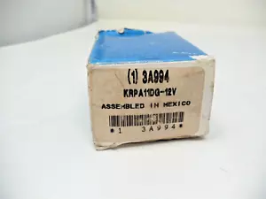 RELÉ POTTER & BRUMFIELD PART3A994 KRPA-11DG-12V - Imagen 1 de 5