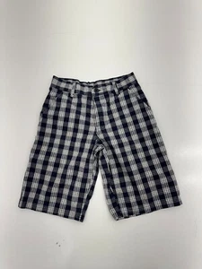 Nike 6.0 Blue White Plaid Shorts Boys Size 12 - Picture 1 of 5