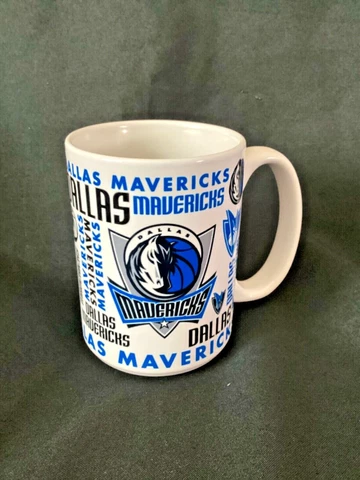Dallas Mavericks NEW 14oz. Multi Logo Ceramic Coffee Mug NBA Licensed Cover