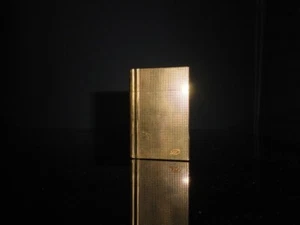 S.T. .Dupont vergoldetes Diamantmuster Gatsby Feuerzeug - Bild 1 von 11
