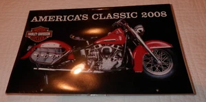 2008 Harley Davidson Calendar STILL FACTORY SEALED America's Classic Motorcycles - Picture 1 of 5