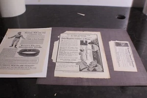 3 Vintage ads auto hygiene, warwood universal exerciser, respiro - Picture 1 of 7