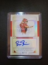 2016 Panini National Treasures Collegiate Football Boomer Esiason  Auto  02/10