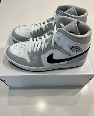 NUEVO Nike Air Jordan 1 Gris Medio Niebla BQ6472-015 12W - 10.5M Auténticas ENVÍO GRATUITO Foto 1 de 2