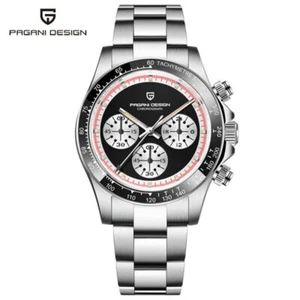 Pagani Design Mens Chronograph VK63 Quartz Wrist Watch 100m Waterproof PD-1676 - Bild 1 von 16