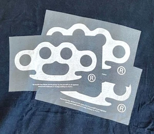 10.Deep Knuckles Logo T Shirt Hip Hop Streetwear Designer Label Mens Med T Shirt - Picture 1 of 4