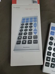 BROOKSTONE SUPER-SIZED TV REMOTE CONTROL - GLOW IN THE DARK BUTTONS-883594000041 - Picture 1 of 5