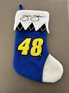 NASCAR - JIMMIE JOHNSON # 48 BLUE 15 INCH CHRISTMAS STOCKING -- NWOT - Picture 1 of 3