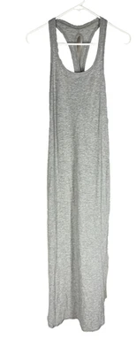 Maxi Vestido Lululemon Restore & Revitalize Gris Sin Mangas Cruzado Talla 6 NUEVO Foto 1 de 4