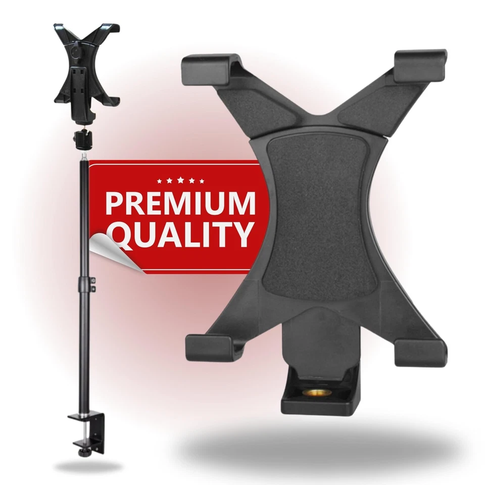 Klemmstativ Tisch Halterung für iPad mini Tablet 10 Zoll Notenständer Ständer - Bild 1 von 4