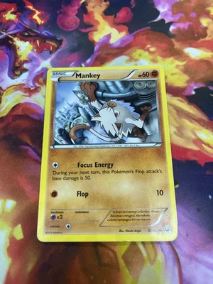Mankey 52/114 XY - Steam Siege Regular LP-Lightly Played Pokémon TCG - Image 1 of 4