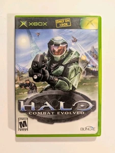 Halo: Combat Evolved (Xbox, 2001) First Print Black Label CIB with Manual Mint! - Bild 1 von 10