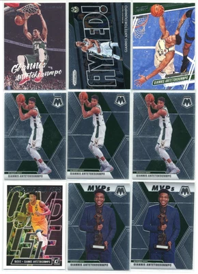 Lote de (27) tarjetas deportivas de baloncesto Giannis Antetokounmpo Milwaukee Bucks NBA Foto 1 de 3