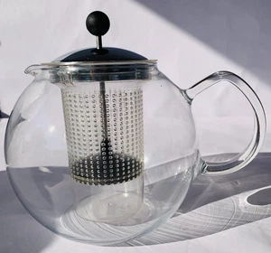 MUBOD Clear Glass Teapot with Press - Picture 1 of 4