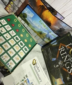 LORD OF THE RINGS J R R Tolkiens Board Game Parker 2000 Content Sealed Unpunched - Picture 1 of 12