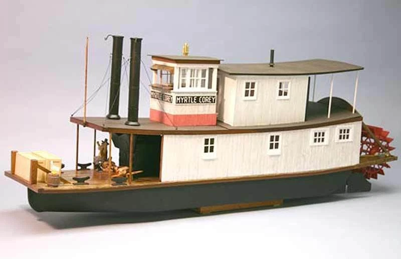 Dumas Boats Myrtle Corey Heckraddampfer Maßstab 1:20 ds1253 Bausatz - Bild 1 von 1