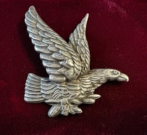 VTG Sterling Silver 925 Flying Eagle Bird Brooch Signed Mexico 2 1/2” 8.2g - Picture 1 of 3